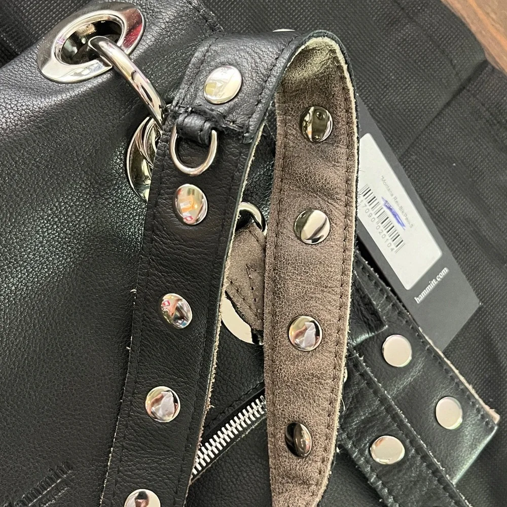 Hammitt Montana Rev LG Reversible Black & 
Pewter Bag Deadstock - Picture 11 of 17